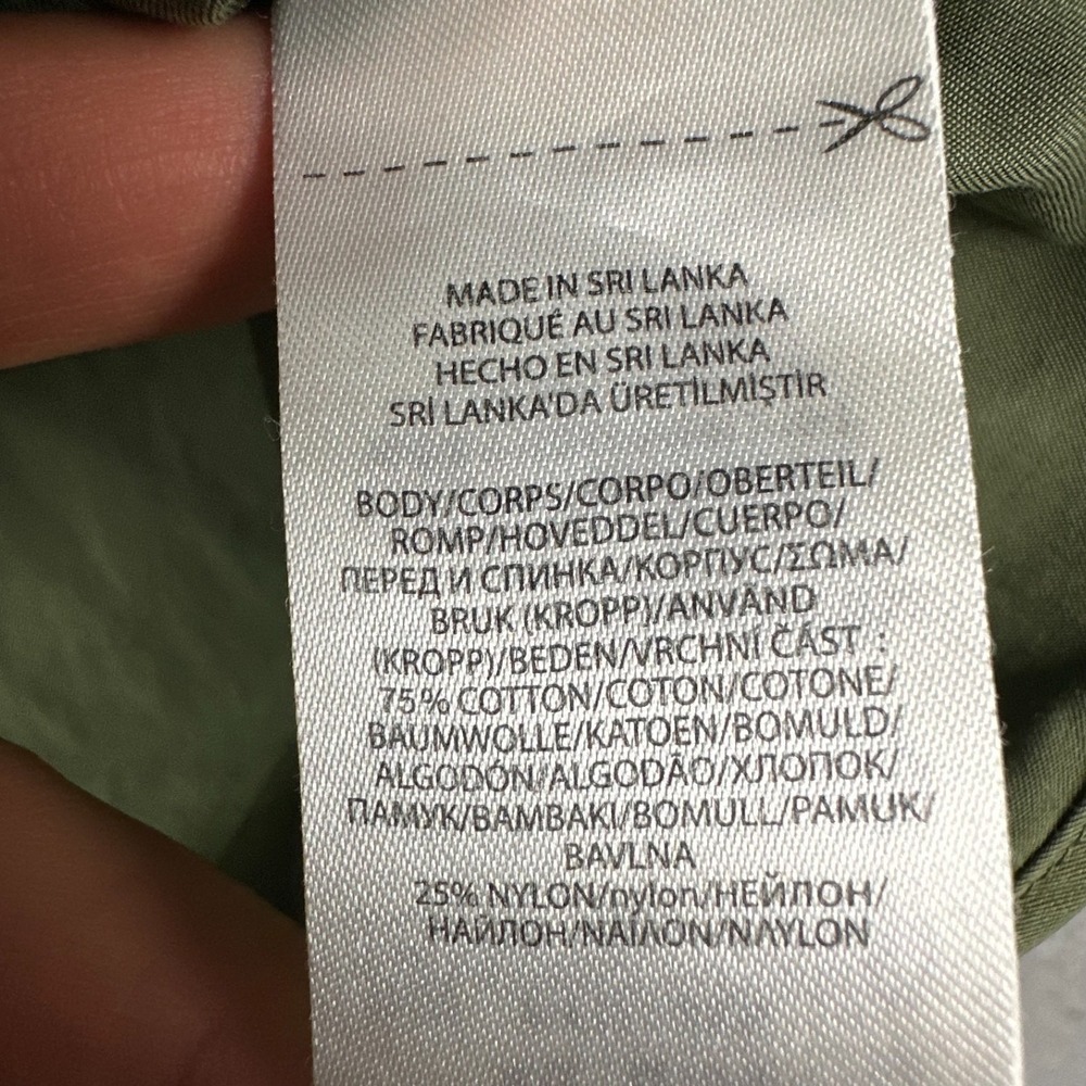 Polo Ralph Lauren Mens Twill Utility Shirt M Green Classic Fit snap long sleeve - Picture 9 of 16